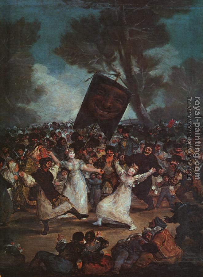 Francisco De Goya : The Burial of the Sardine Francisco De Goya : The Burial of the Sardine